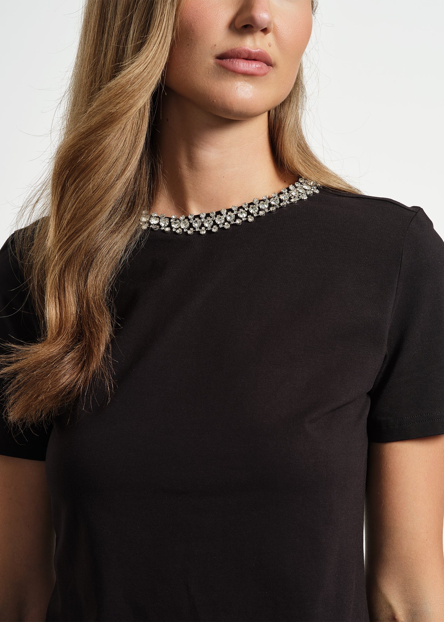 Jewel Neck Tee