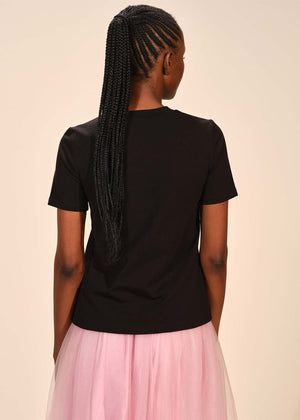 Trompe L'Oeil Print Necklace Tshirt