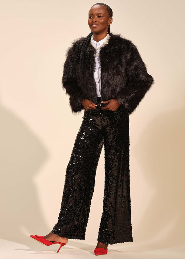 riri様　Acka fur flare middle coat size1 Isaac Mizrahi Curly Faux Fur Coat Fawn | eBay