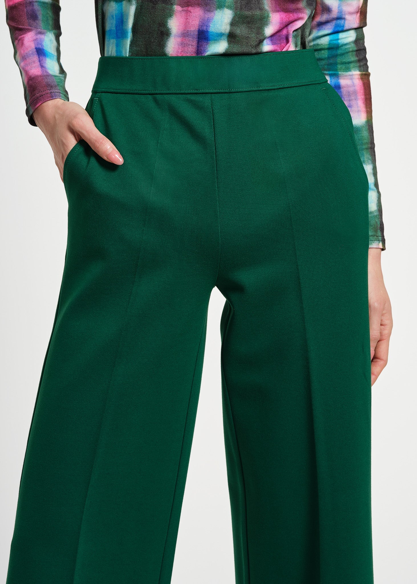 Wide Leg Ponte Pant