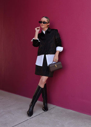 Faux Fur Cropped Jacket