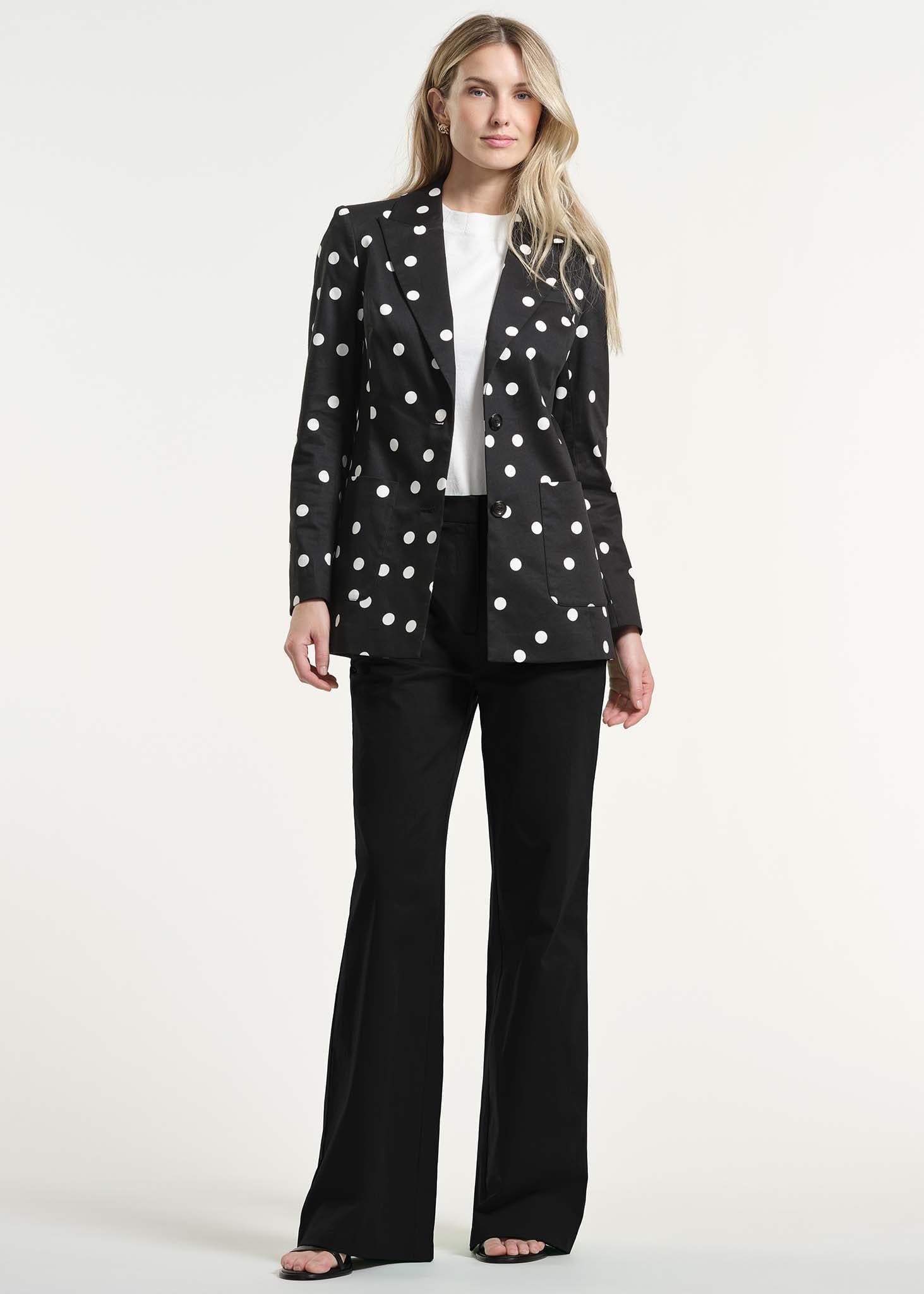 Cotton Sateen Blazer