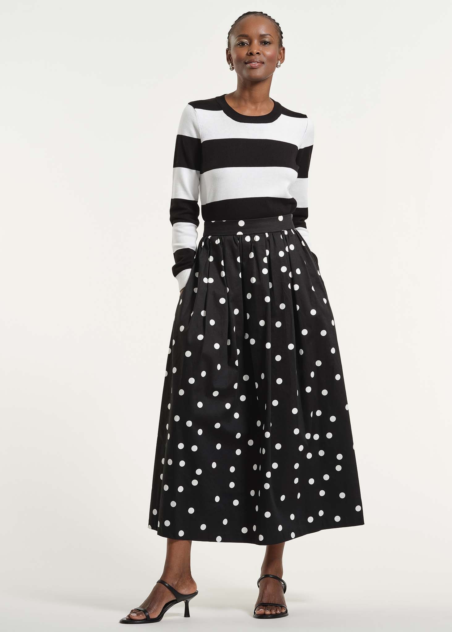 Printed Circle Skirt