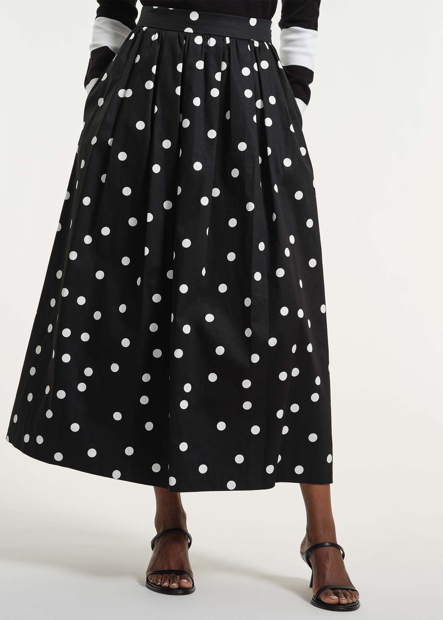 Printed Circle Skirt