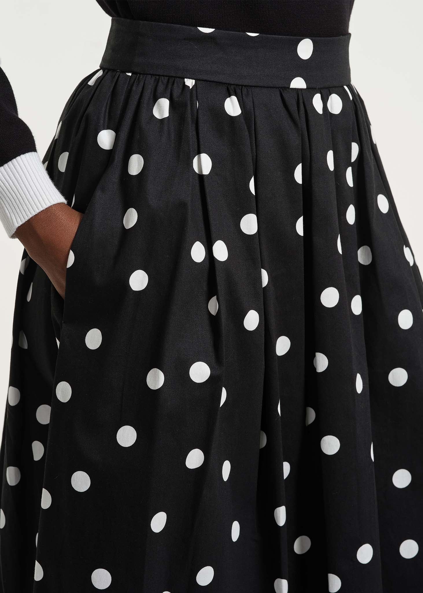 Printed Circle Skirt