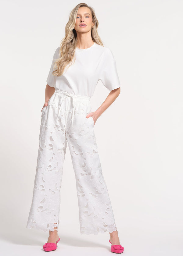 Eyelet Pull-On Pant | Isaac Mizrahi