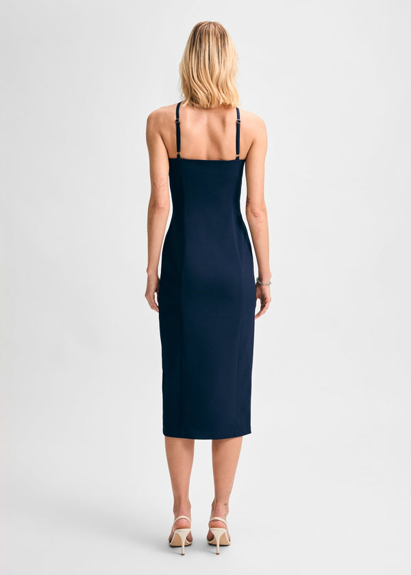 Isaac Mizrahi Women's Rosette Pencil Dress