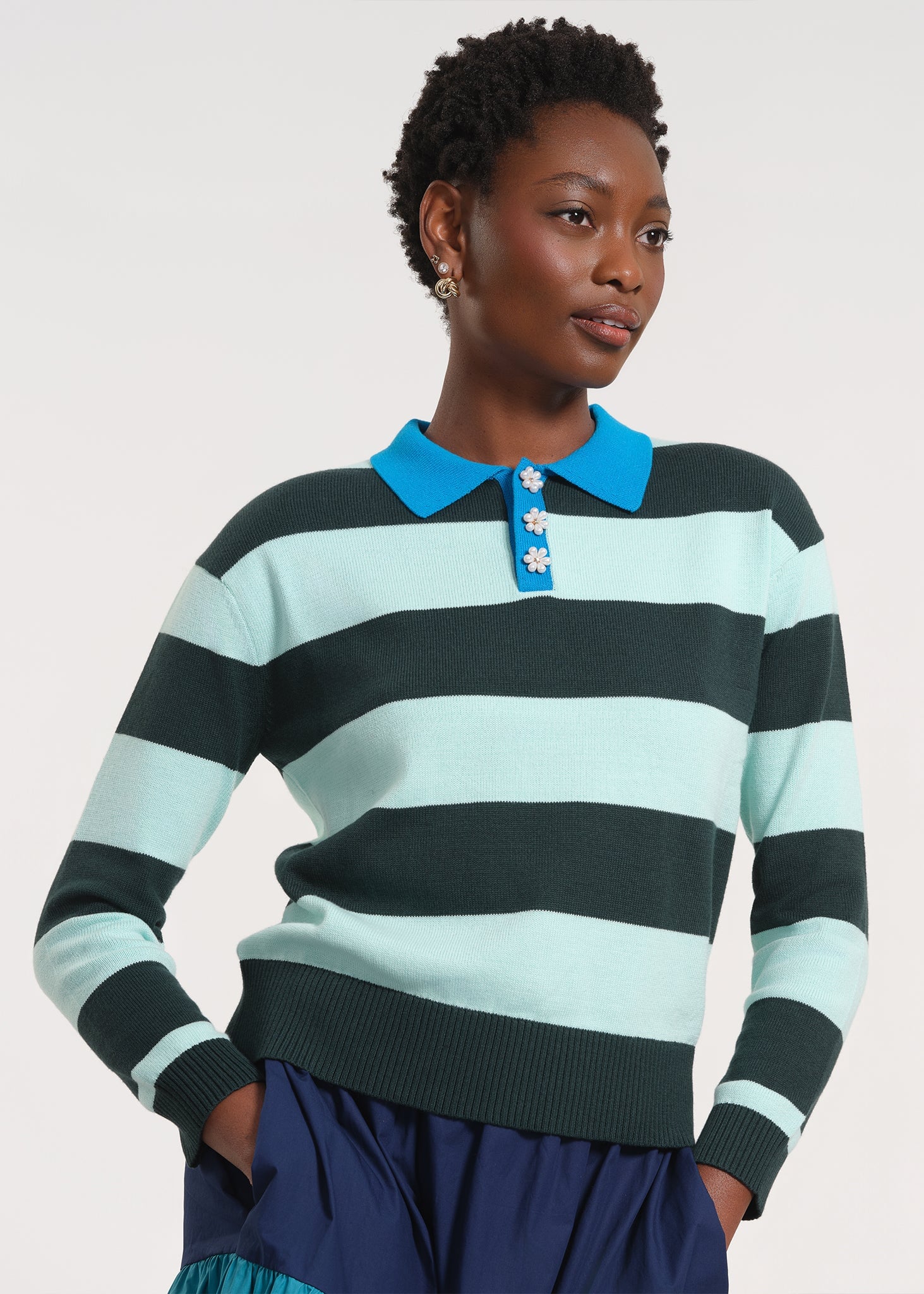 Classic Long Sleeve Rugby Sweater