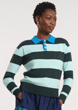 Classic Long Sleeve Rugby Sweater