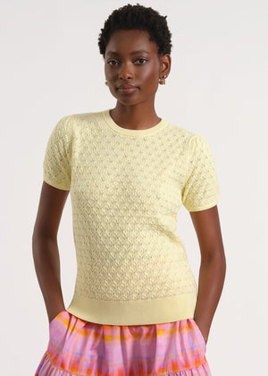 Peter Pan Collar Knit Top