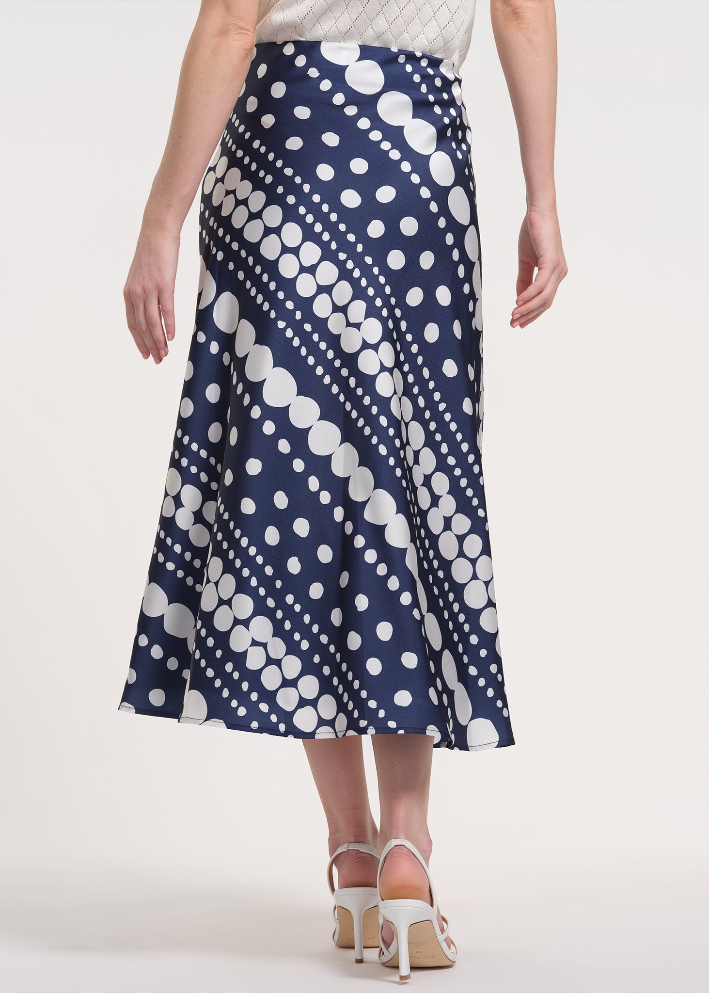 Midi Skirt with Bias Cut