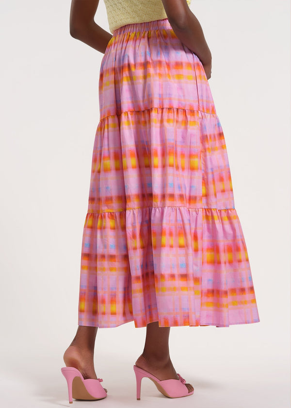Flowy Tiered Midi Skirt | Anne Klein - Isaac Mizrahi