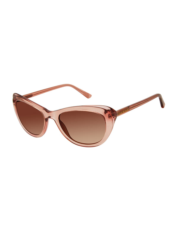 Peach Isaac Mizrahi sunglasses Isaac Mizrahi Rectangular Acetate Frame Sunglasses main image 4