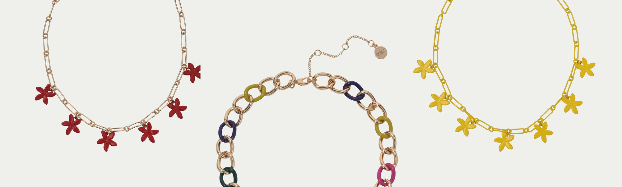 three isaac mizrahi necklaces 