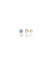 14K Yellow Gold Round CZ Pushback Stud Earrings