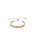 Gold Tone Bangle Slider Bracelet