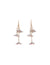 Flower Linear Earrings