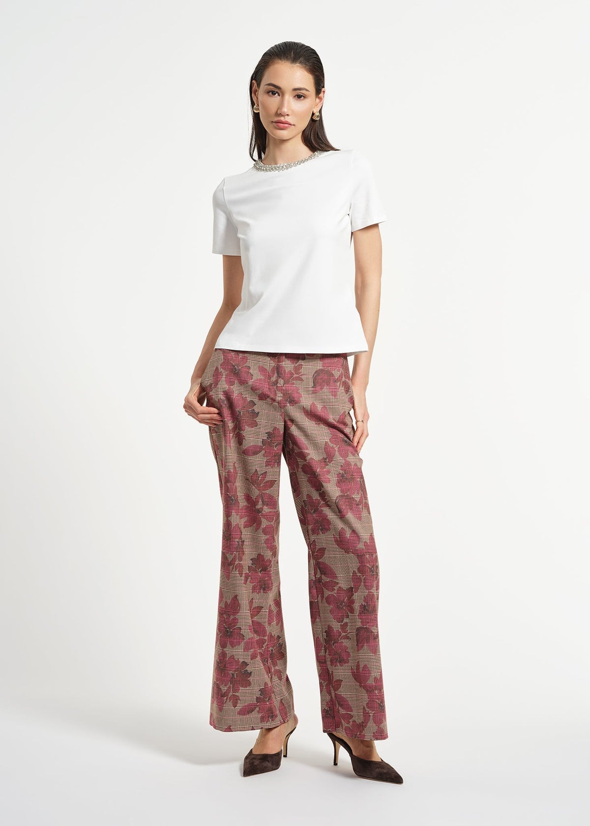 Jewel Neck Tee