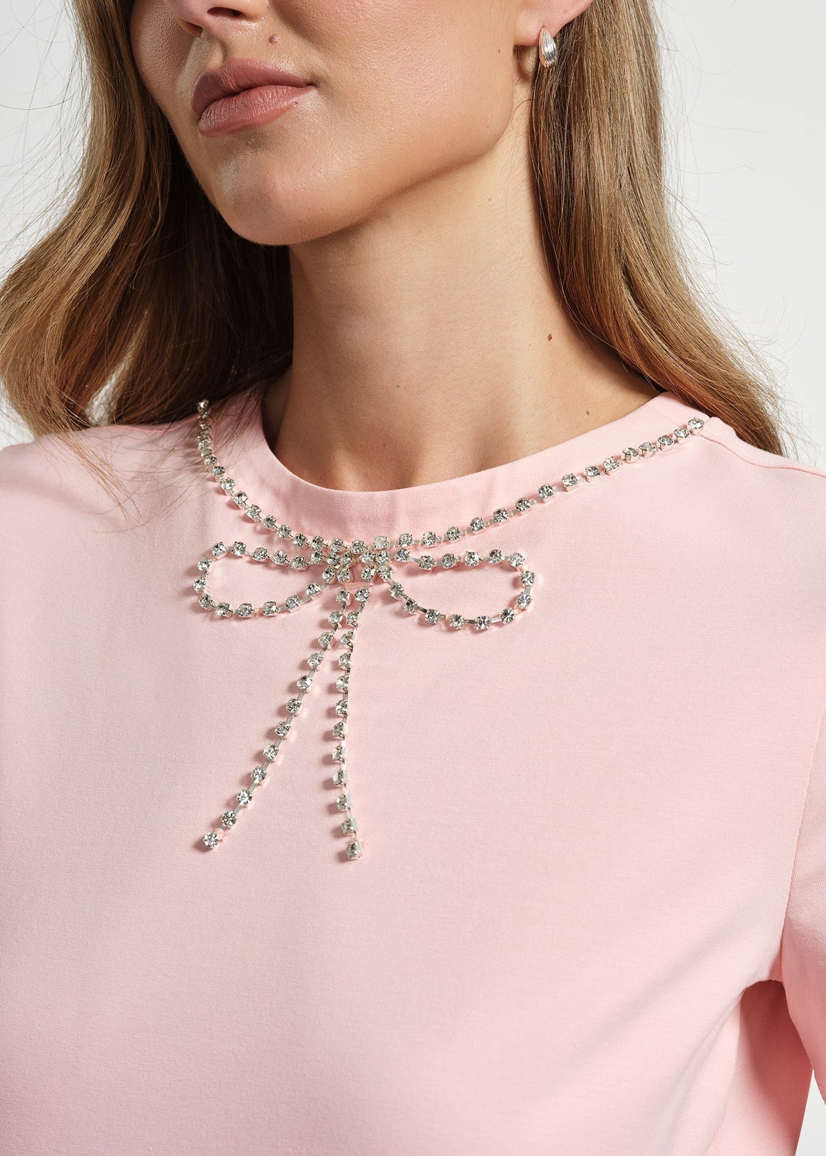Crystal Bow Neck Tie