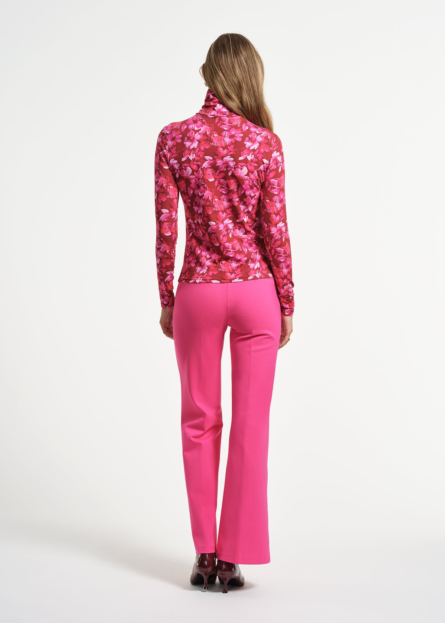 Long Sleeve Layering Mock Neck Top