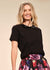 Embellished Peter Pan Collar Tshirt