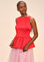Satin Peplum Top
