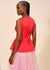 Satin Peplum Top
