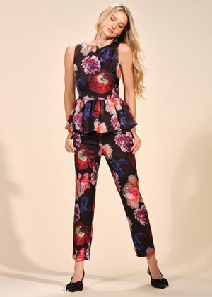 Straight Leg Satin Pant