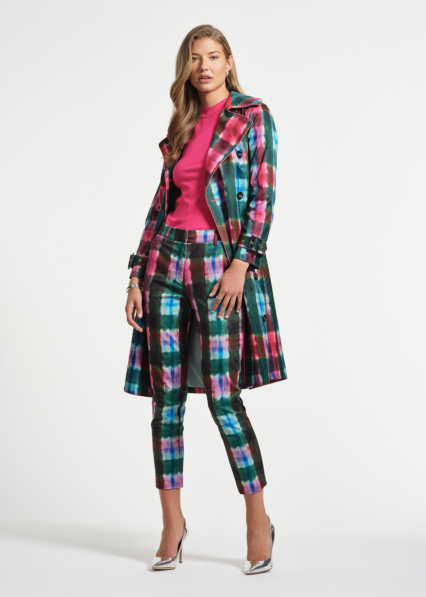 Y's 新品未着用　LINEN/NYLON PLAID TRENCH COAT LINEN/NYLON PLAID TRENCH COAT – THE SHOP YOHJI YAMAMOTO