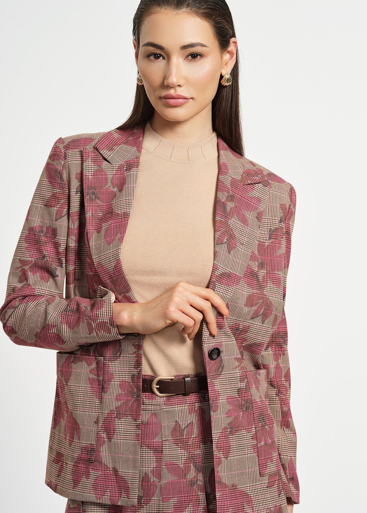 Plaid Blazer
