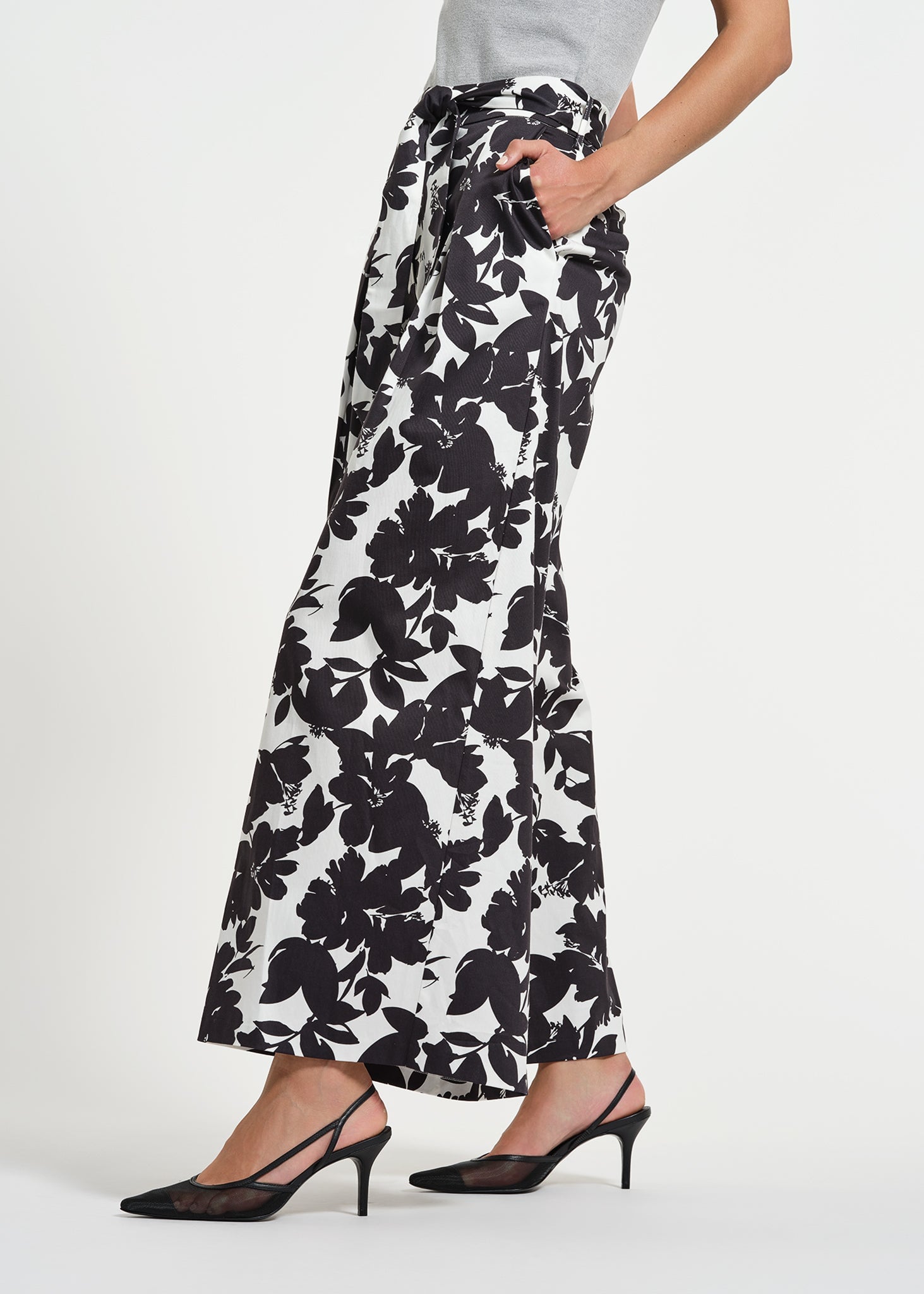 Belted Palazzo Pants