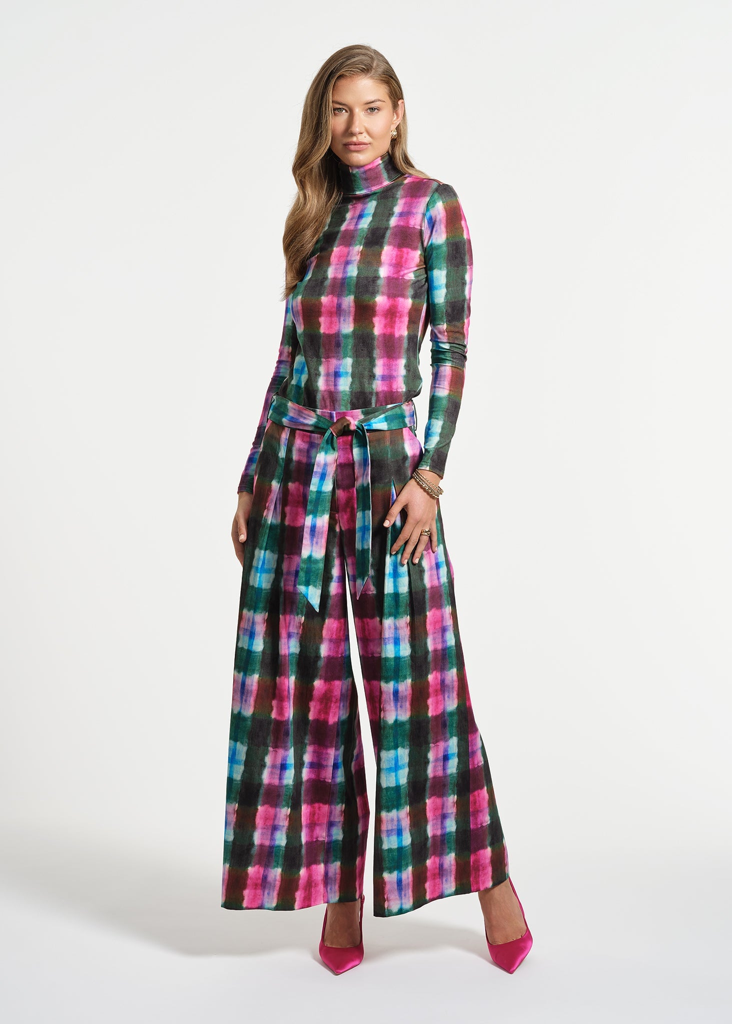 Belted Palazzo Pants