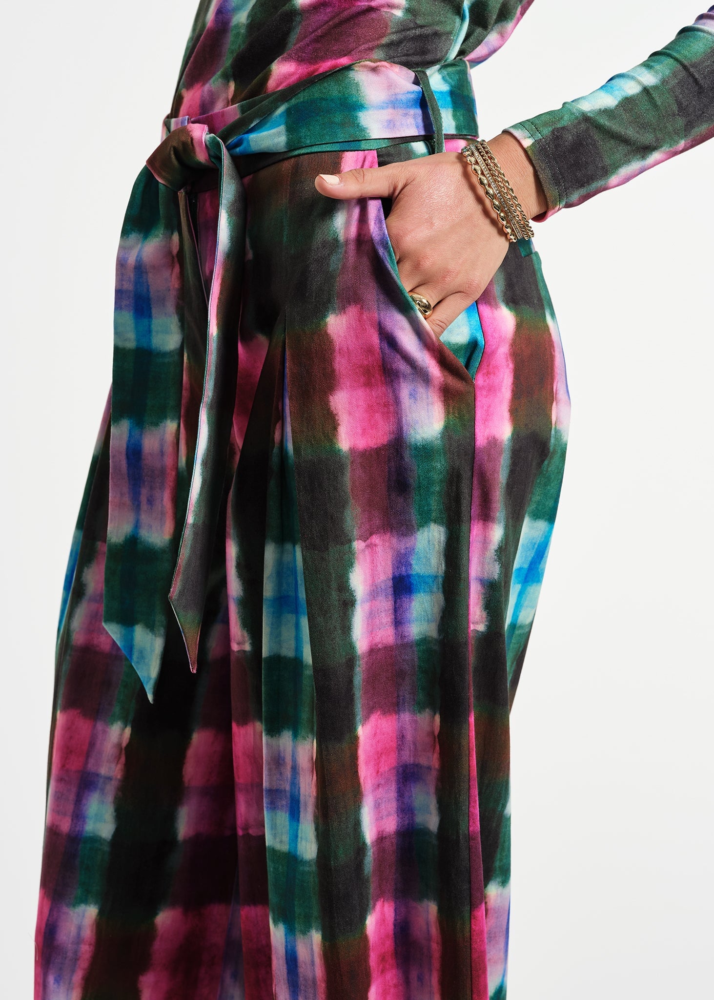 Belted Palazzo Pants