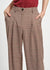 Pleated Plaid Pant