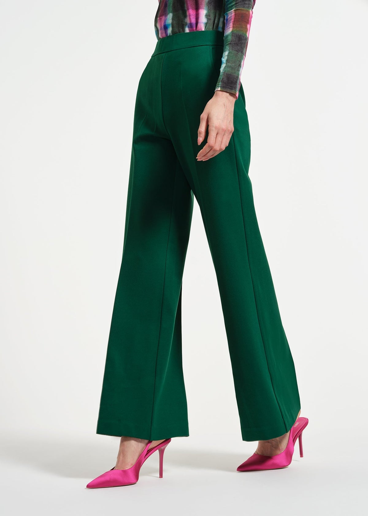 Wide Leg Ponte Pant