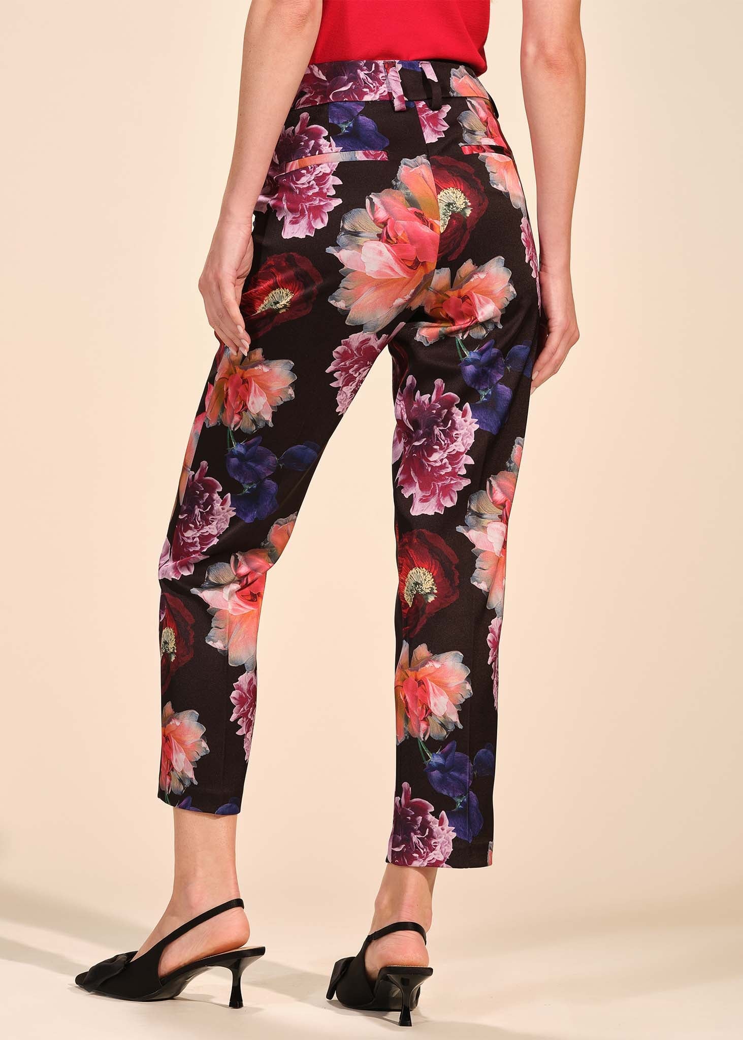 Straight Leg Satin Pant