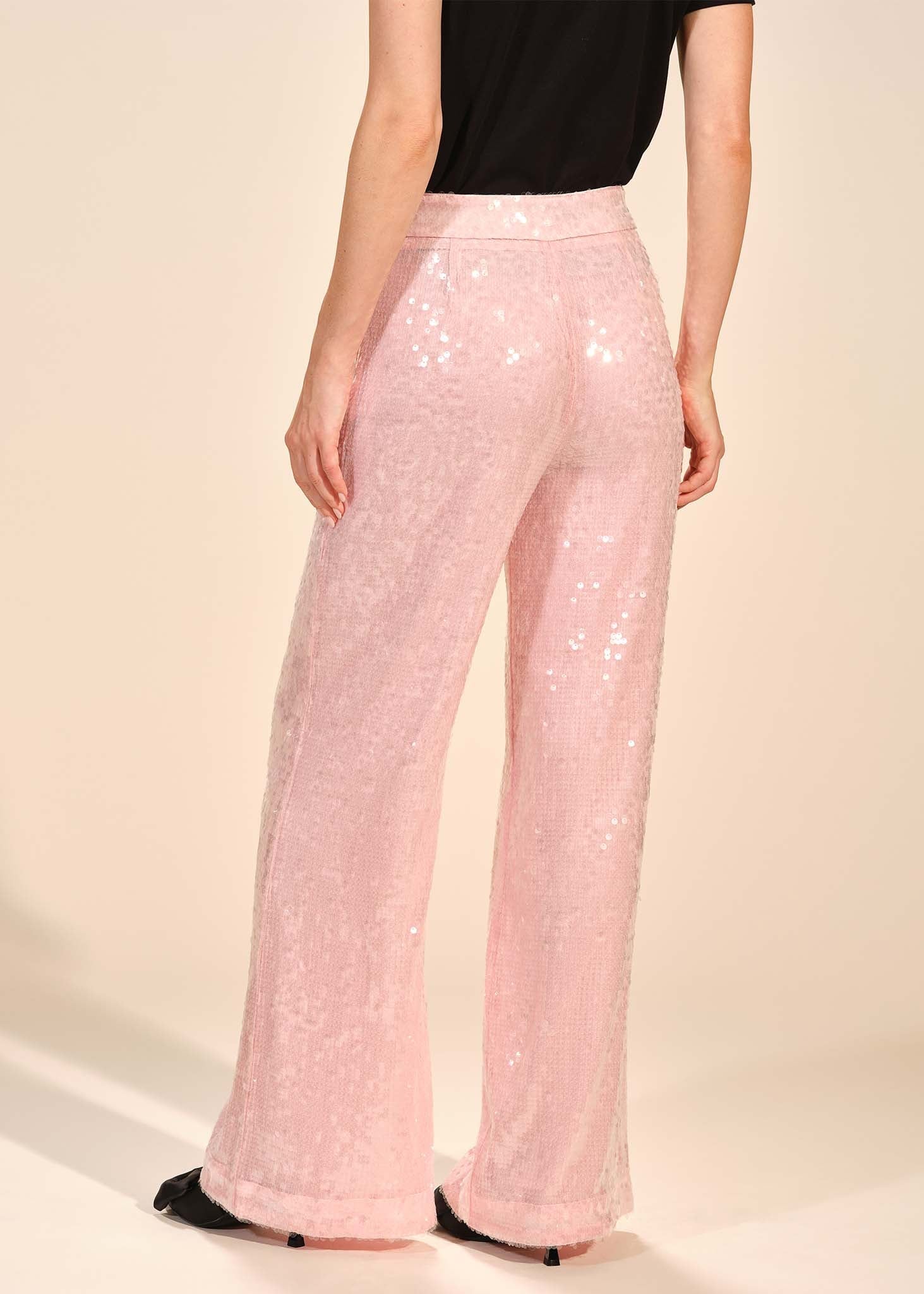 Sequin Wide Leg Pant
