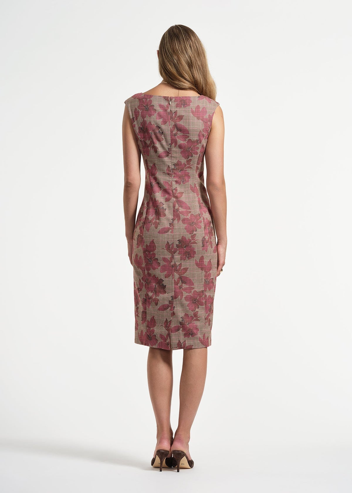 Plaid Sheath Dress