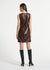 Faux Fur Combo Shift Dress