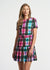 Belted Pleated Short Dress
