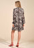 Mock Neck Swingy Mini Dress
