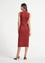 Sleeveless Belted Midi Sweater Dress