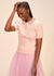Cableknit Crystal Polo