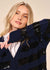 Striped Sequin Cardigan