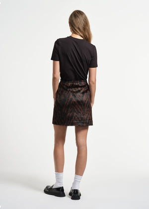 Faux Fur Mini Skirt