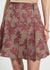 Pleated Plaid Mini Skirt