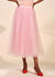 Tulle Full Midi Skirt