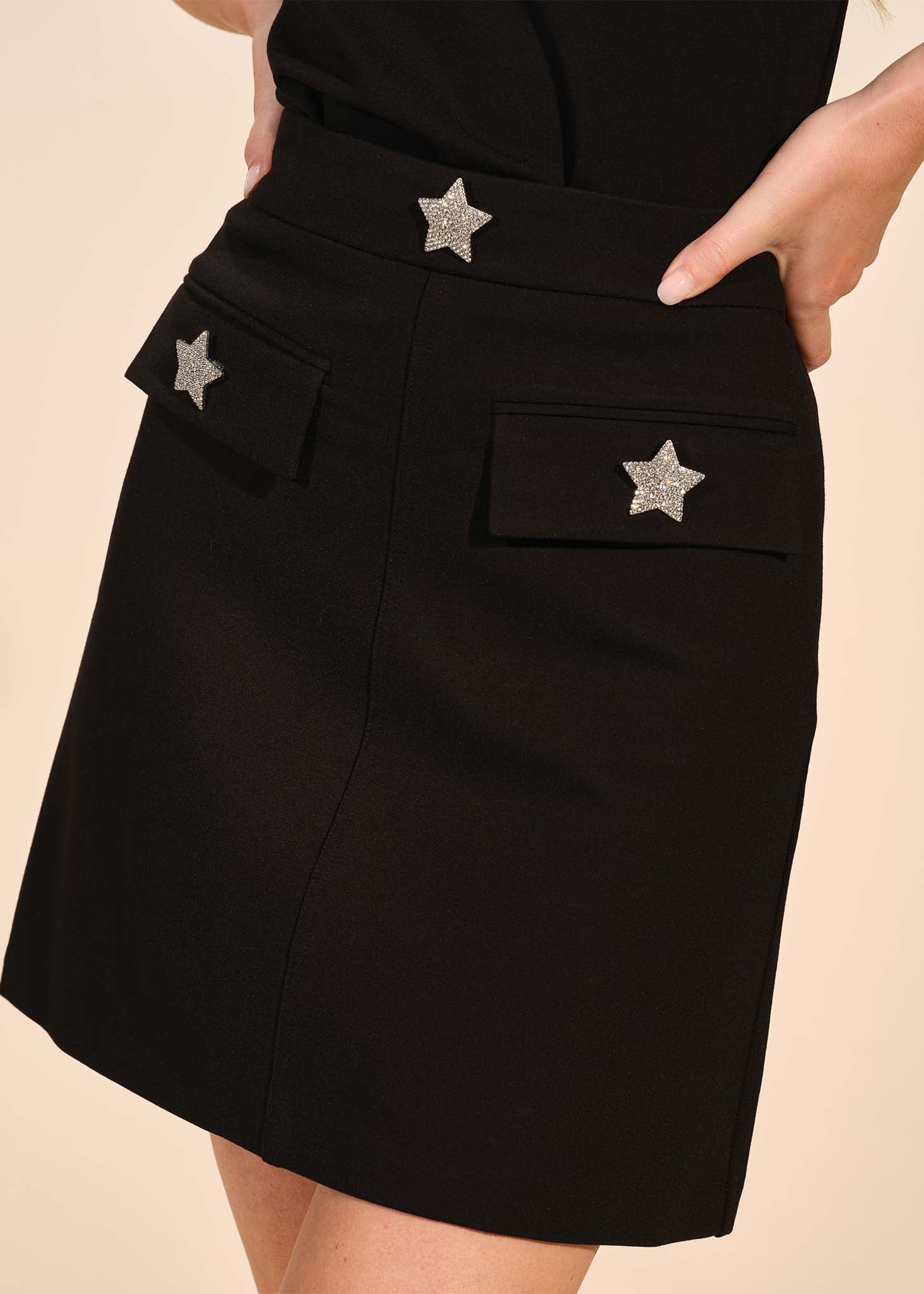 Ponte Pocket Mini Skirt