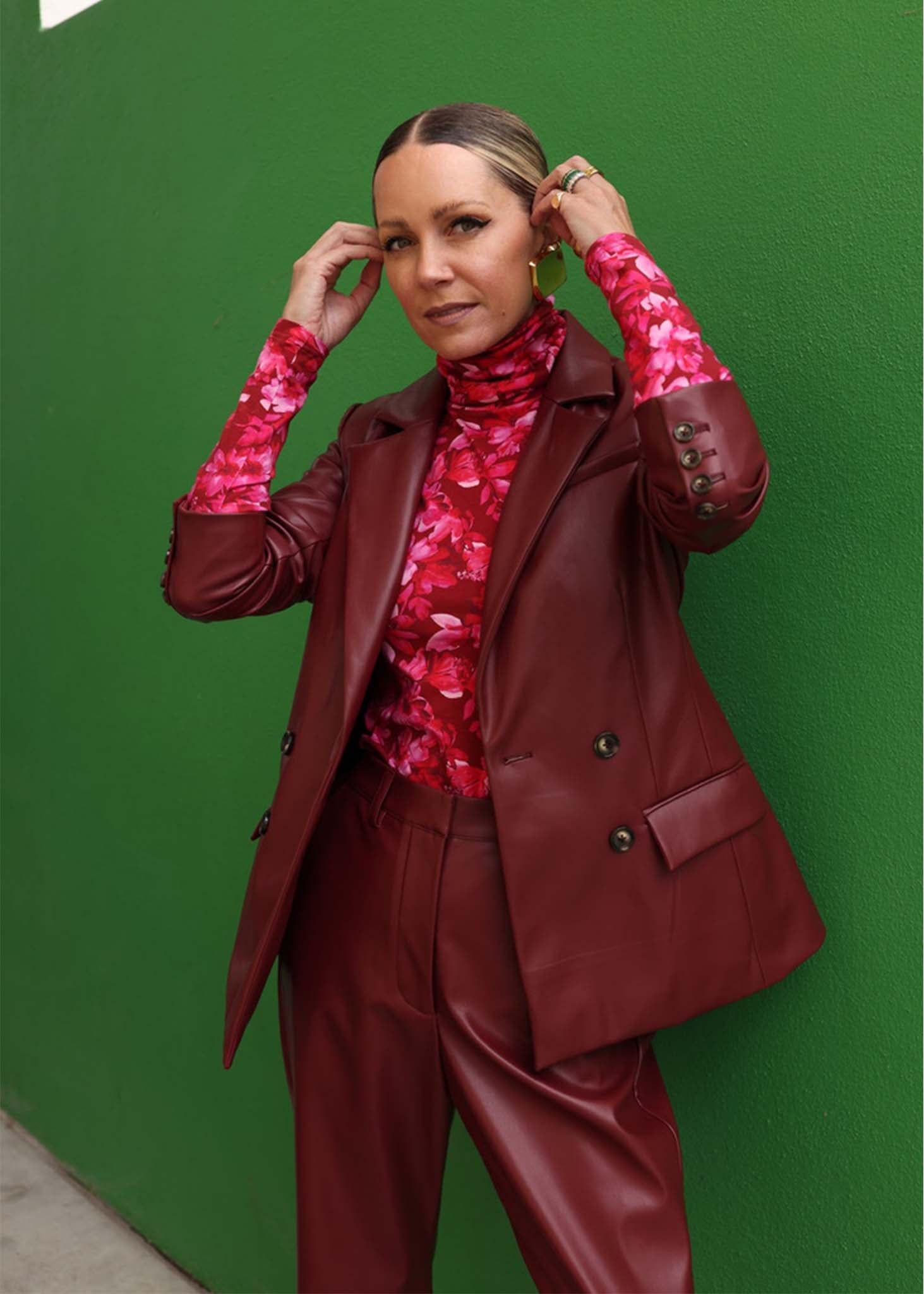 Long Sleeve Layering Mock Neck Top