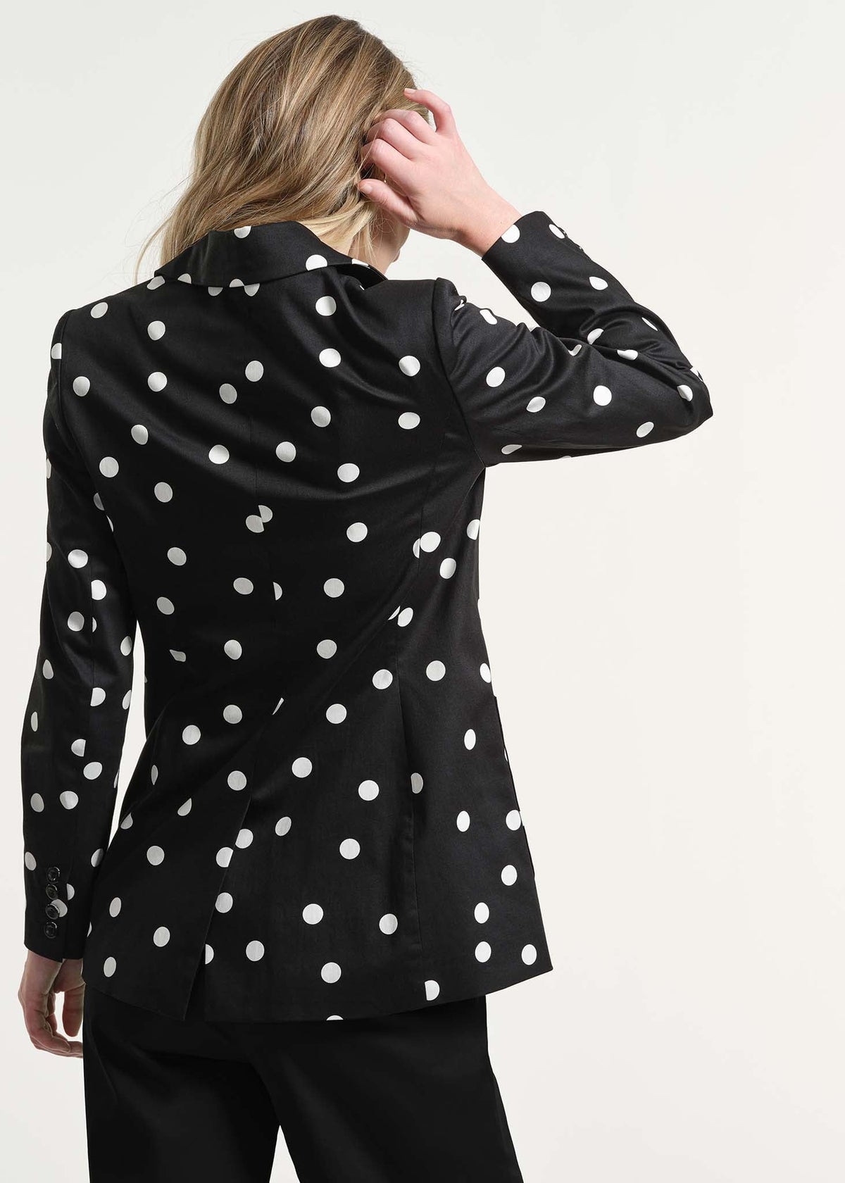 Cotton Sateen Blazer